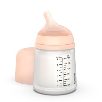 Biberón Anticólico ZERO ZERO Flujo Lento (S) 180ml - Suavinex