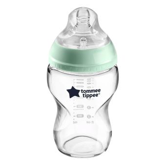 Biberón de Vidrio Closer to Nature 9oz/260ml Manzana - Tommee Tippee