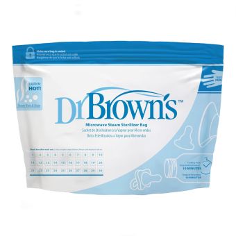 Bolsas Esterilizadoras Vapor Microondas 5 unidades - Dr. Brown's