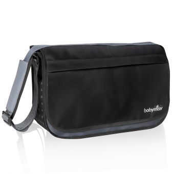 Bolso Pañalero Messenger Bag Negro