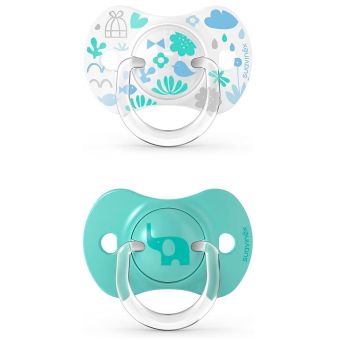 Chupón con Tetina Fisiológica SX PRO - Memories 6-18M x2 Unid Az - Suavinex