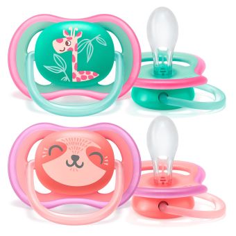 Chupón Avent Ultra Air Niña 18m+ x2 Unid