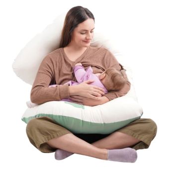 Cojín Multifuncional Verde Apego para Embarazadas Maternelle