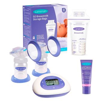 Extractor Eléctrico Doble + Bolsas de Almacenamiento