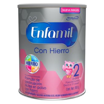 Fórmula Infantil Enfamil 2 Con Hierro 800 gr