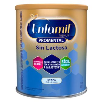 Fórmula Infantil Enfamil Promental Premium Sin Lactosa 400 gr