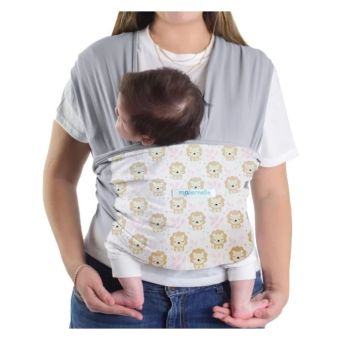 Fular Ergonómico Maternelle Melangue Rosado Leoncitos