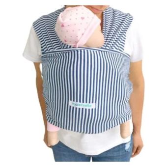 Fular Ergonómico Regulable Líneas Azul Maternelle