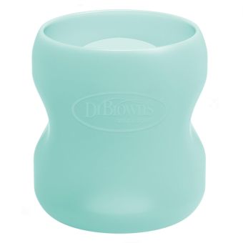 Funda para Biberón de Vidrio Boca Ancha 5oz/150ml Verde - Dr. Brown's