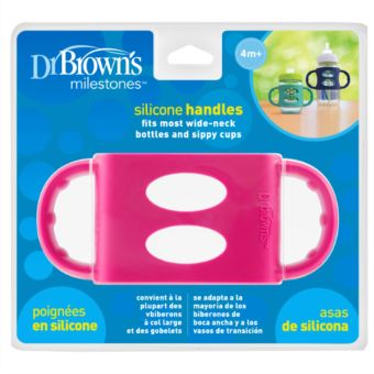 Asas de Silicona para Boca Ancha Rosada - Dr. Brown's