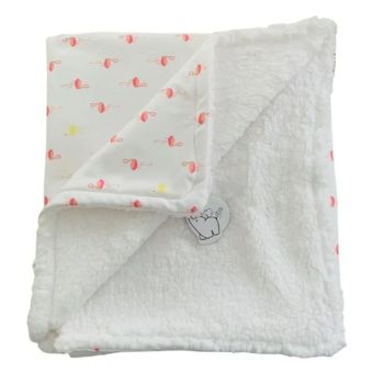 Manta Abrigadora BBLUBS Blanca Flamenco