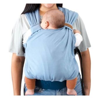 Mochila Fular Ergonomica Evolutiva Azul Apego Maternelle