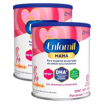 Pack 02 Enfamil Mamá para Mujeres en Periodo de Embarazo y Lactancia 400 gr