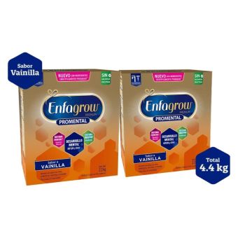 Pack Enfagrow Premium Promental Sabor Vainilla Caja 2.2 KG x 2un