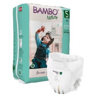 Pañales Tipo Pants Bambo Nature Talla XL 19un