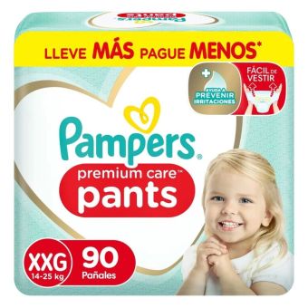 Pants para Bebé Pampers Premium Care Talla XXG 90un