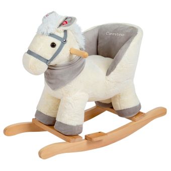 Peluche Mecedor +12meses Caballo Blanco