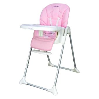 Silla de Comer Reclinable y Plegable Elegant -Rosa