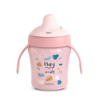 Taza de Aprendizaje Oso Rosado - Suavinex